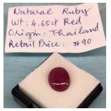 Ruby 4.65ct