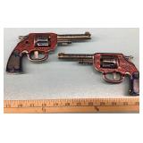 Vtg. Wyandotte Toys pressed steel guns