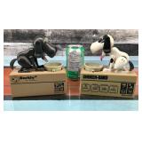Battery operated coin banks