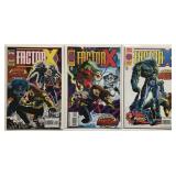 Factor X (1995) 3-book lot #1-#3