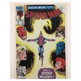 Spider-man #25D (1990) guest Capt Britain