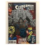 Action Comics #695A embossed collector's cover