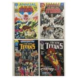 New Teen Titans Annuals #2, 4, 6, 7