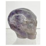 Amethyst Alien Head Carving 2'