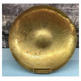 Vtg. Adolf Oetter Studios brass bowl 9-1/4 x 1 7/8