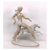 MCM Schaubach Kunst porcelain figurine10'h x 8-3/8
