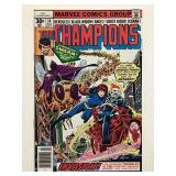 Champions #14, 1977, 1st App. Swarm