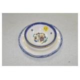 Quimper, Plate and Dish, 8.25 Plate