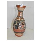 Vase, Mexico, Pottery, 12.5,signed
