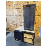 2 Wooden Cabinets