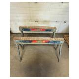 2 Metal Saw Horses