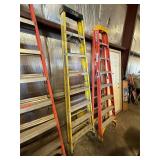 Yellow Titan 8ft Fiberglass Ladder