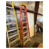 Orange Werner 8ft Fiberglass Ladder