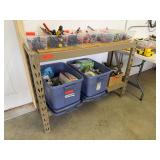 Metal Shelf/Bench - Contents Not Included