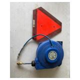 Pneumatic Hose Reel & Slow Sign