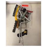 Craftsman Socket Wrenches, Wire Brush, Clamp, Misc