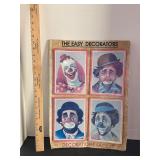 Vintage Wooden Clown Pictures