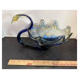 Glass Blown Swan-Beak Chipped
