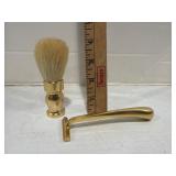 Gold Plated Shaving Set