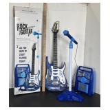 Kids Guitar/Amp/Mic and Stand