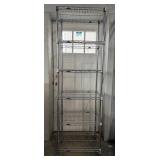 Metal Utility Shelf with Wheels