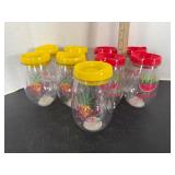 Plastic Double Wall Wine Tumblers