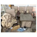 Patio Set with Fire Pit