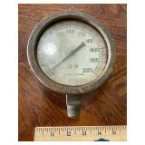 Antique Brass Gage