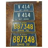 Vintage License Plates
