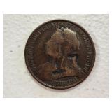 1897 Counter Marked Queen Victoria