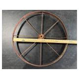Antique Metal Wagon/Cart Wheel