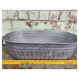 Oval Galvanized Tub