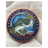 1 Oz Bass Fishing Copper Round
