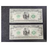 2002 Bravery Promissory Novelty Notes