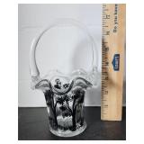 Fenton Hand Painted and Signed Basket