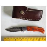 Damascus Pocket Knife