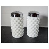 Fenton Milk Glass Hobnail Shakers