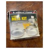 Vintage Camping Mess Kit