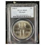 1984-S MS69 Olympic Commemorative Silver Dollar