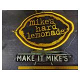 Vintage Neon Sign ' Mikes Hard Lemonade '