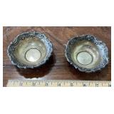 Small Bowls-stamped silver