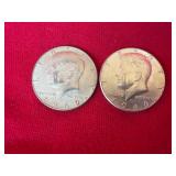 1966 40% Silver Kennedy Half Dollars