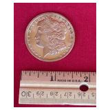 1 Ounce Morgan Copper Round