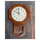 Vintage Wall Clock with Key