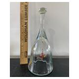 Signed Glass Bell