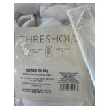 King Size White Comforter Set