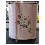 Vintage Metal Clothes Hamper