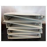 1 1/2' White Binders