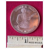 1 Ounce Trump Copper Round