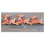 Vintage Blow Mold Reindeer
